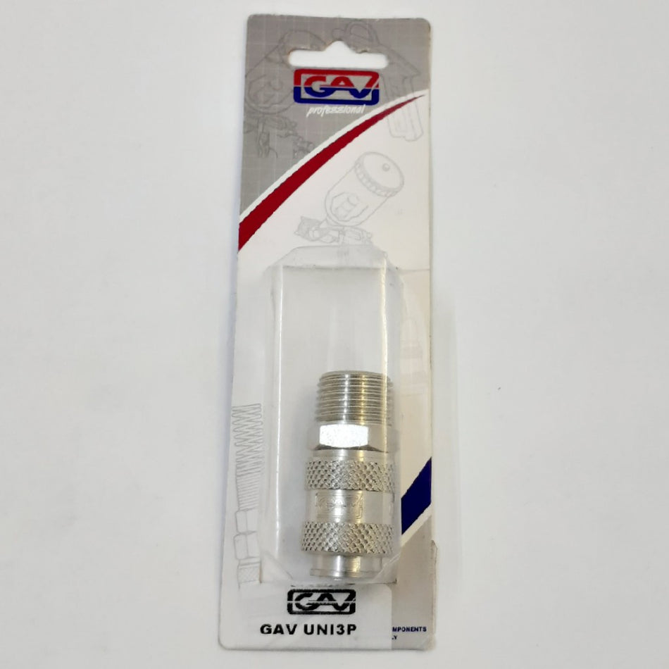 Coupler Universal Quick GAV UNI3P 1/2" M Cd