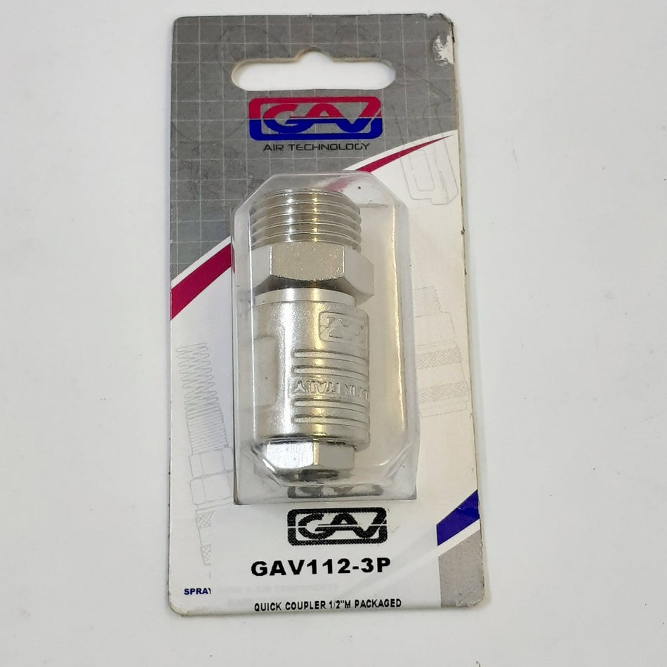 Coupler Quick GAV112-3P 1/2" M