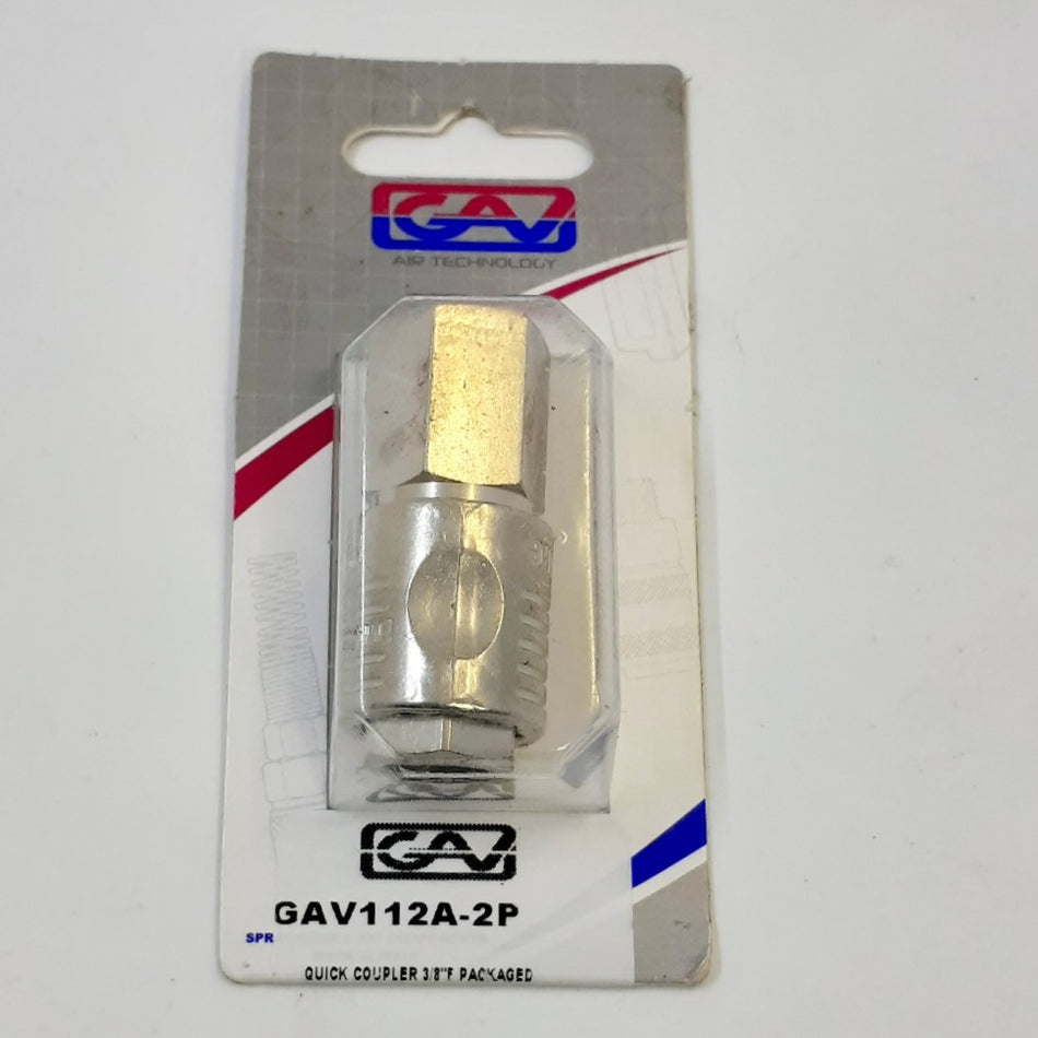 Coupler Quick GAV112A-2P 3/8" F
