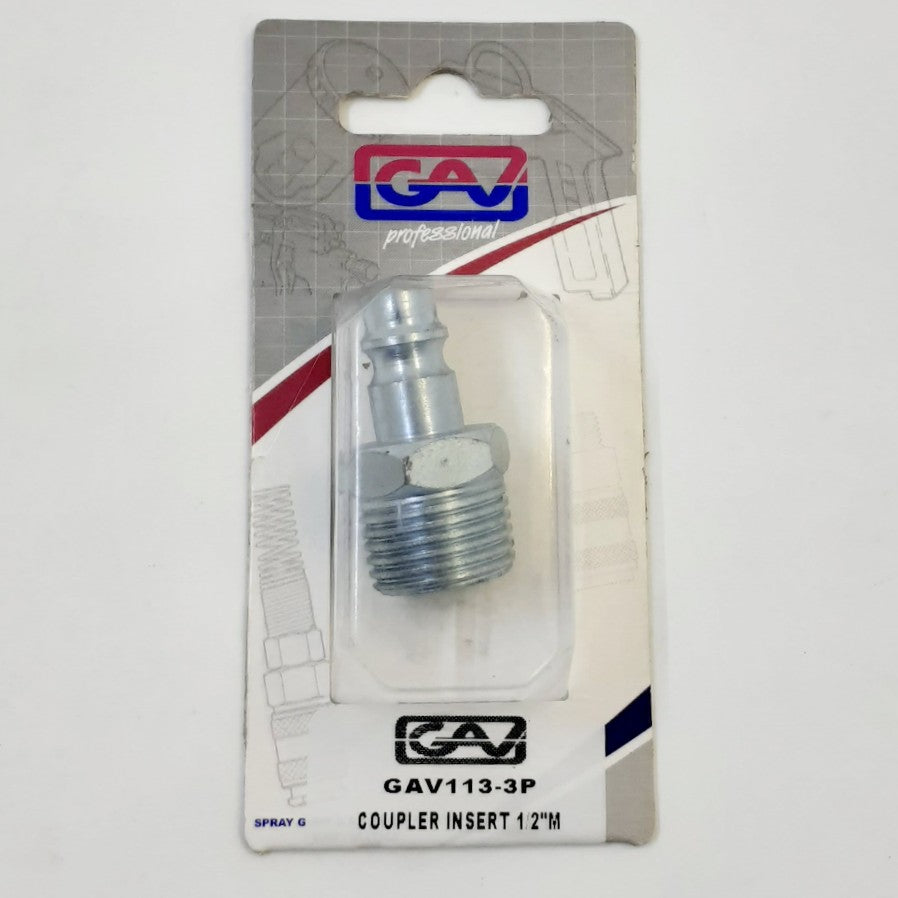 Coupler Insert Gav113-3p 1/2" Male