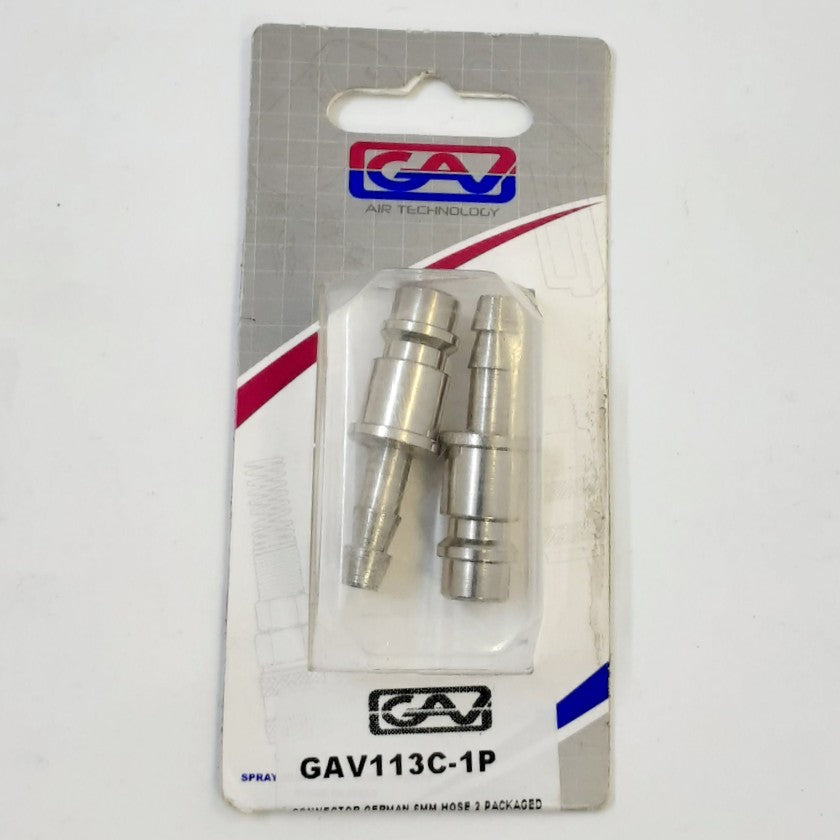 Connector German Gav113c-1p 6mm Hose 2pc