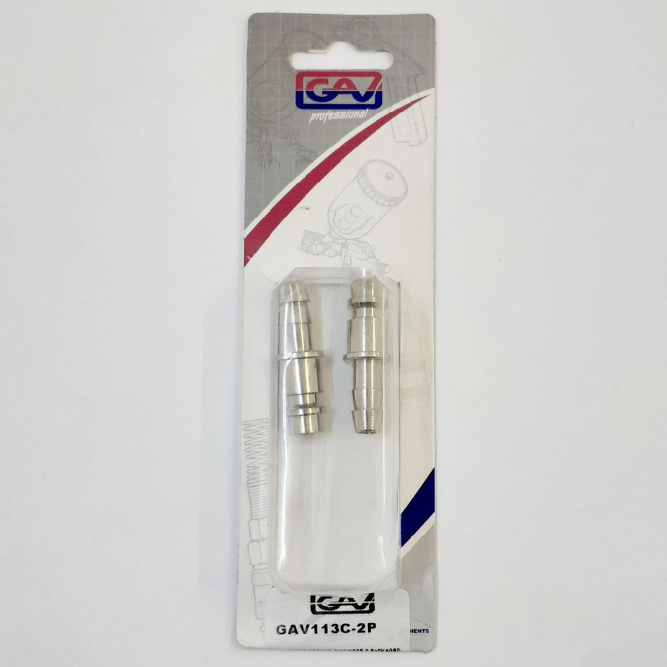 Connector German Gav113c-2p 8mm Hose 2pc