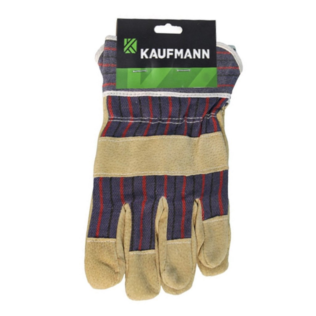 Kaufmann Ppe Glove Cotton + Leather palm -