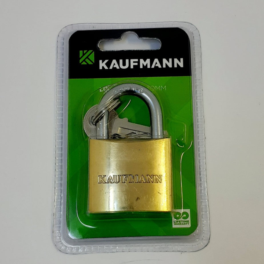 Kaufmann Lock Brass 40mm
