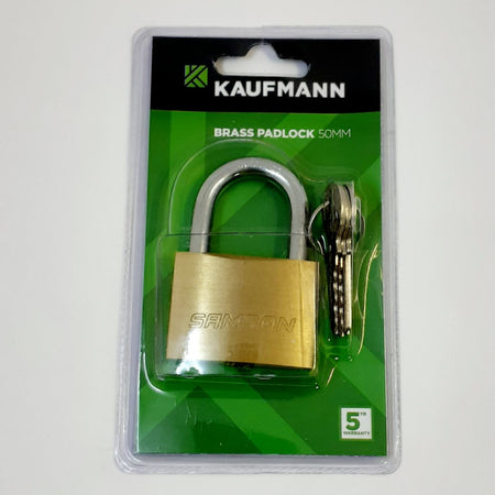 Kaufmann Lock Brass 50mm