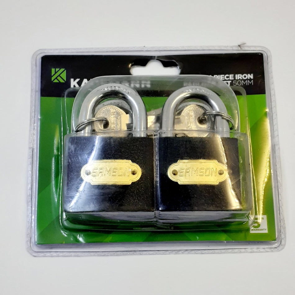 Kaufmann Lock set Steel 4pc 50mm