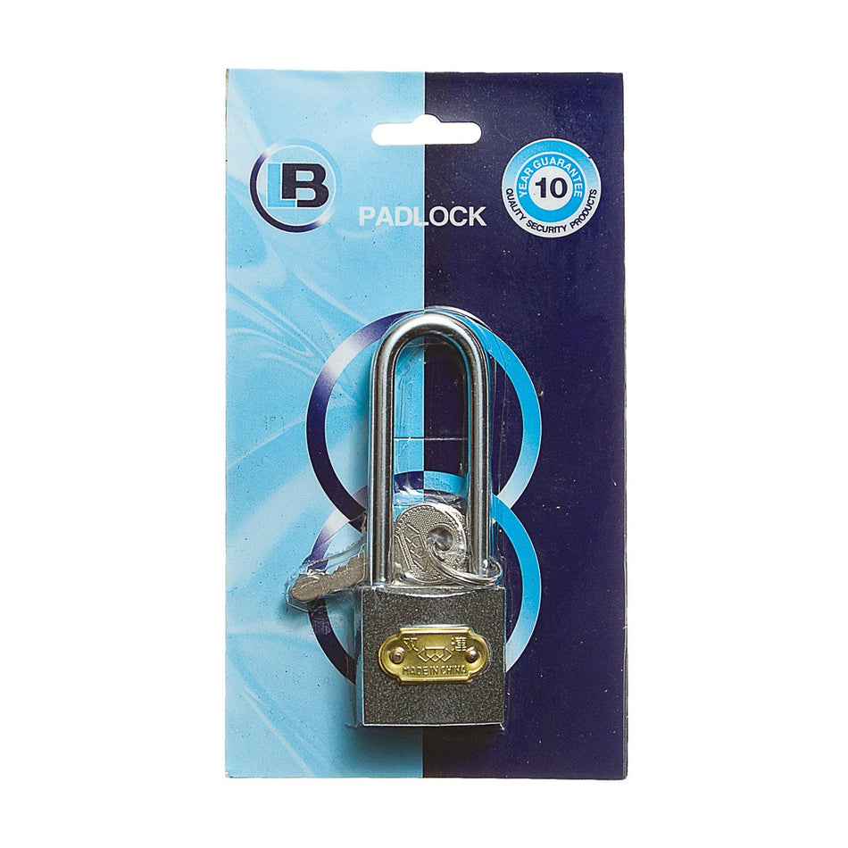 L&B Padlock Iron Long Shackle