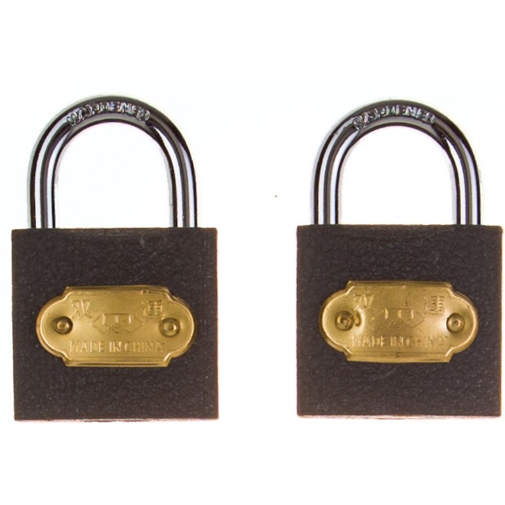 L&B Padlock Iron Keyed Alike Duo Pack 32mm