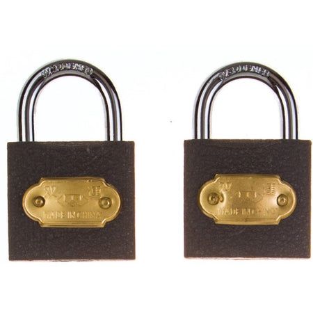 L&B Padlock Iron Keyed Alike Duo Pack 32mm
