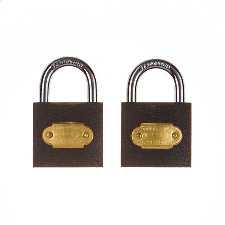 L&B Padlock Iron Keyed Alike Duo Pack 38mm