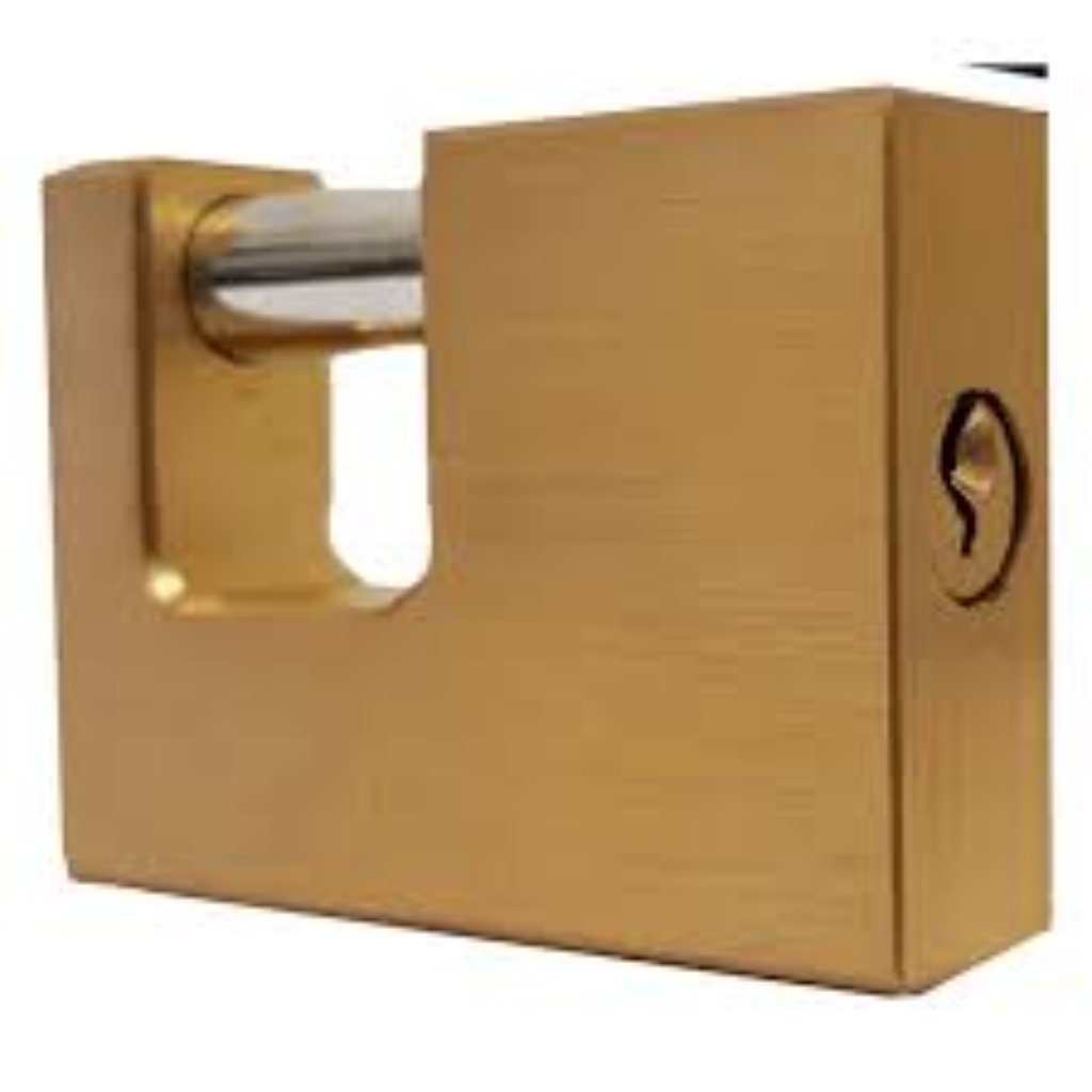 L&B Padlock Insurance Brass 60mm