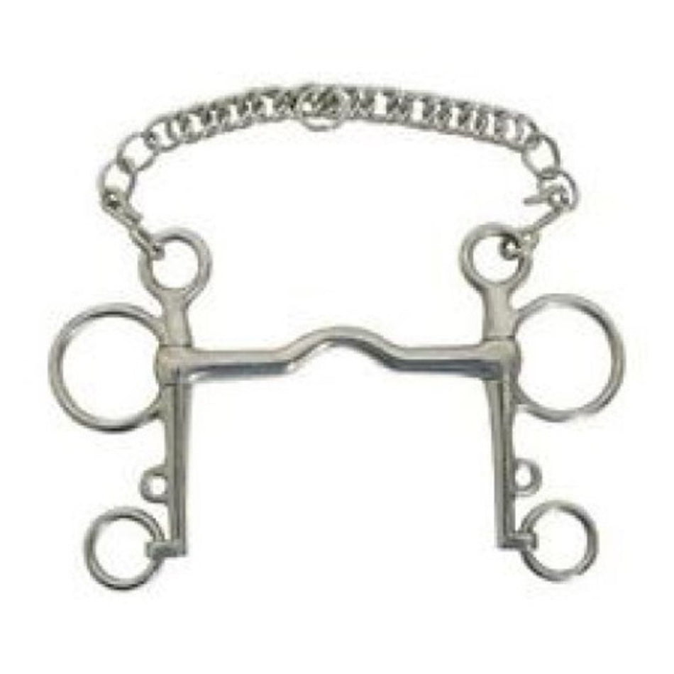 Solo Saddlers Pelham Plated Low Port