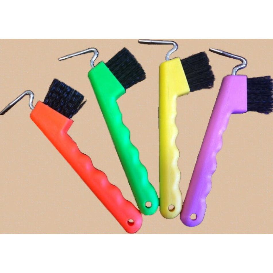Solo Saddlers Hoof Pick Brush And Scraper
