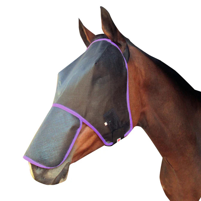 Solo Saddlers Fly Mask + Nose Flap XL