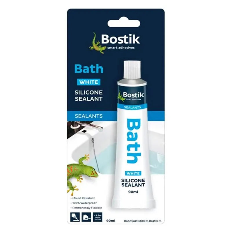 Bostik Silicone Bath White 90G -
