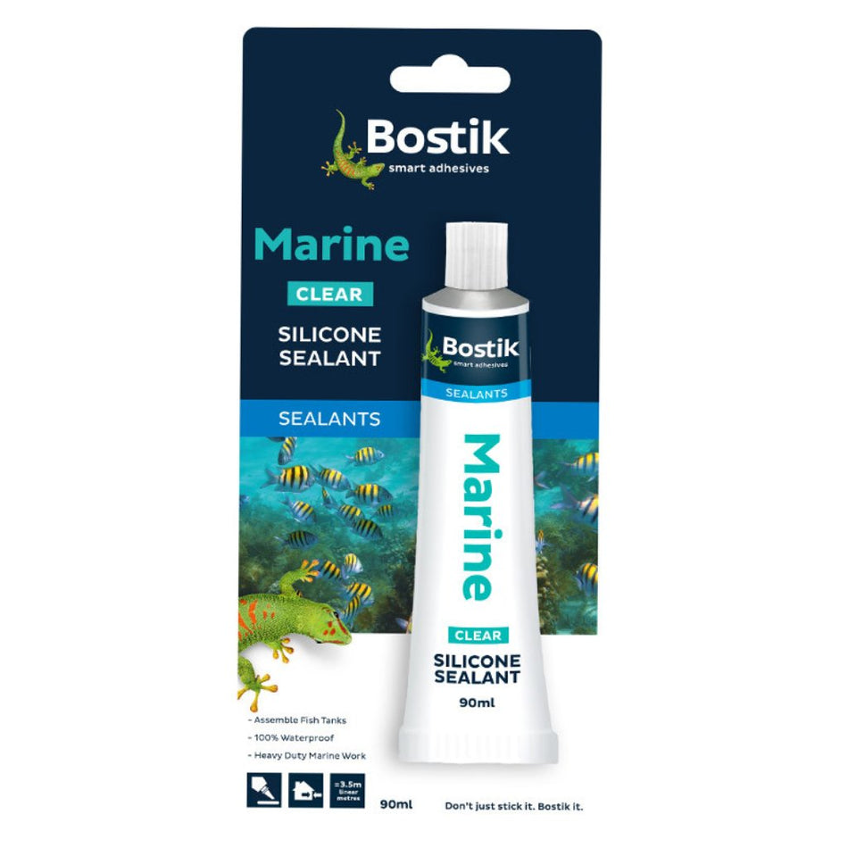 Bostik Silicone Marine Clear 90G