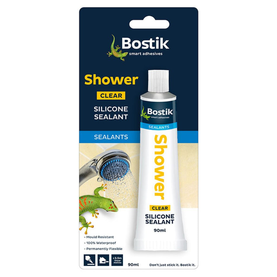 Bostik Silicone Shower Clear 90G