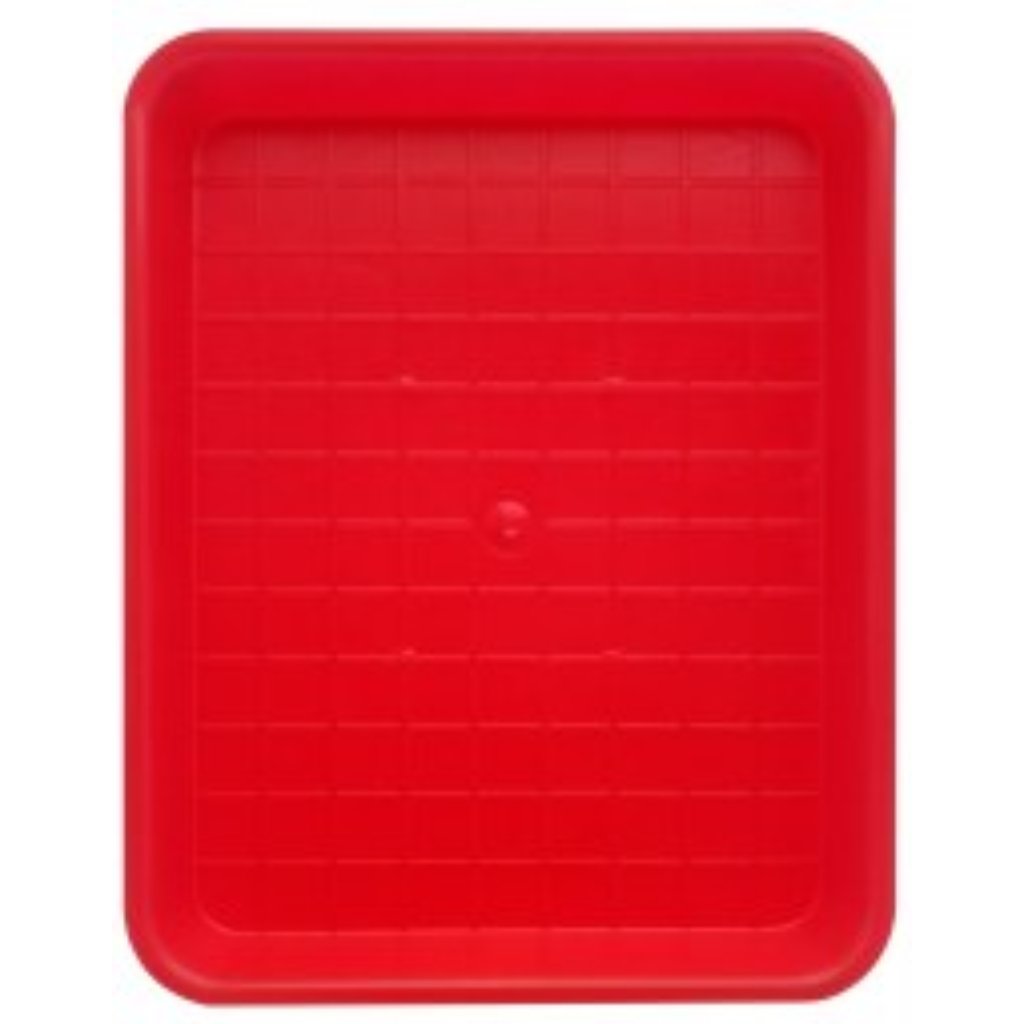Poltek Feeder  Chick Tray Rectangle Red -