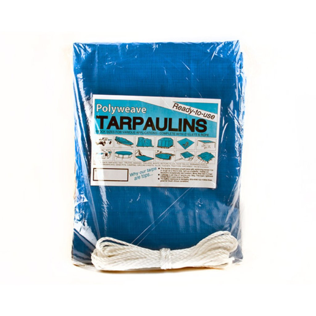 Protarp Tarpaulin Polyweave Blue 8x4m 180G