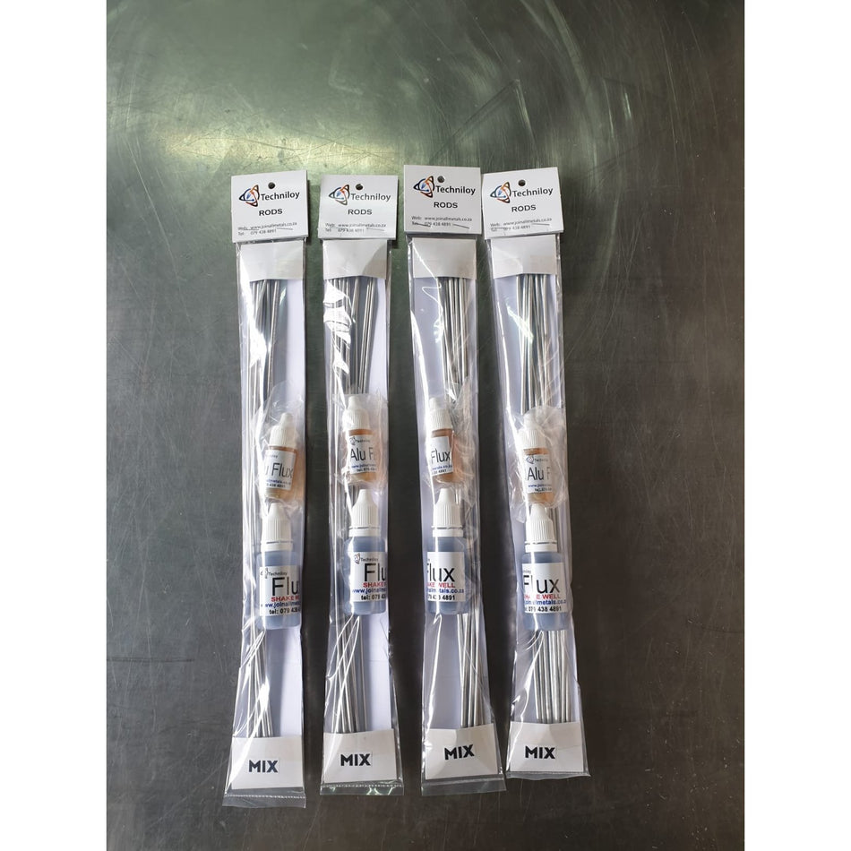 Techniloy Rods With Alu+SW Flux Mix 2mm 3mm