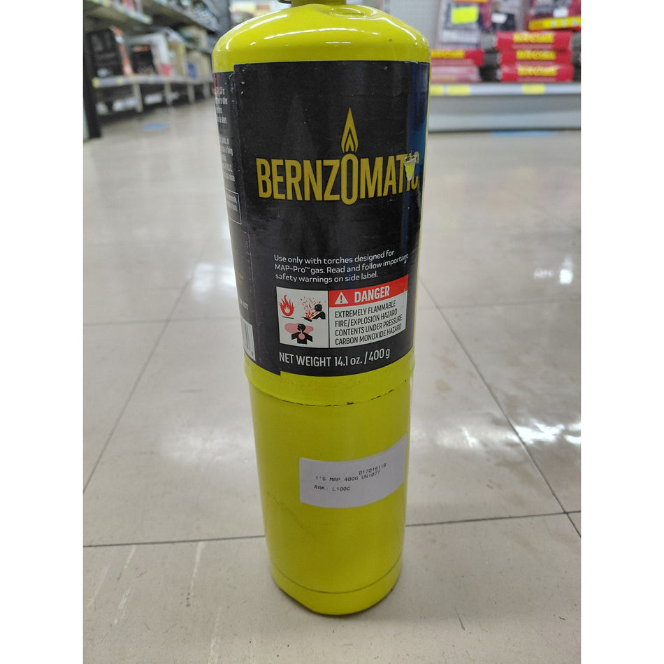 Techniloy Map Propylene Gas Cylinder Yellow 400g UN1077 -