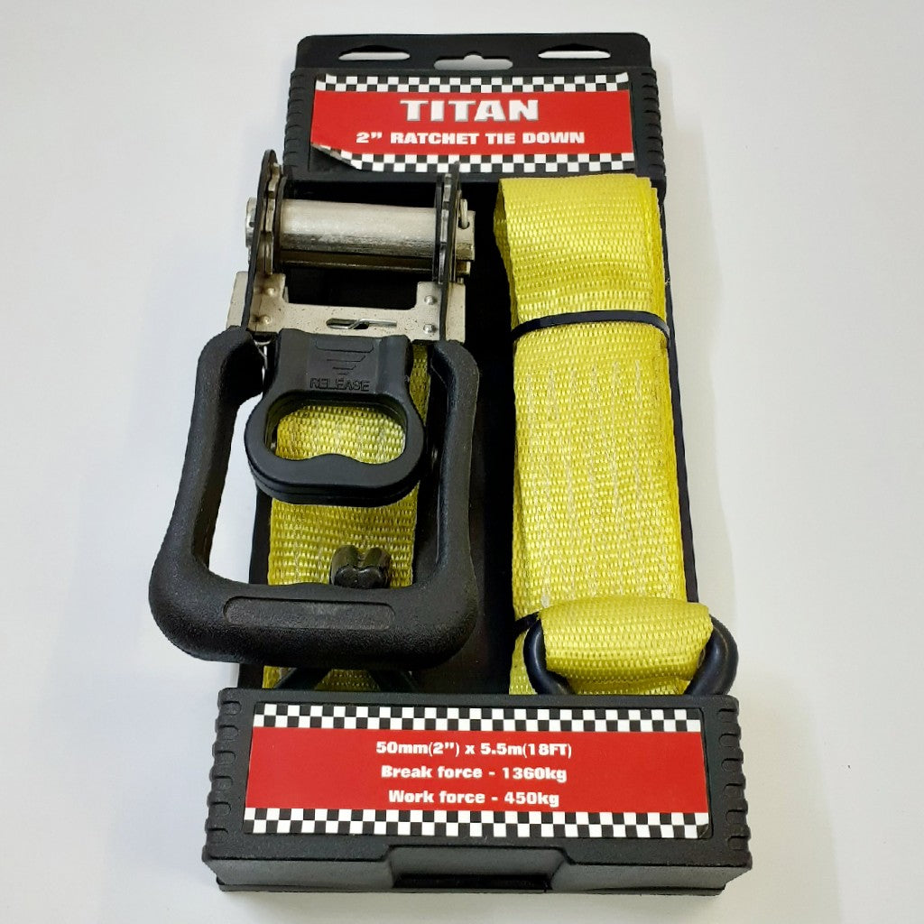 Titan Ratchet Tie Down 50mmx5.5m -