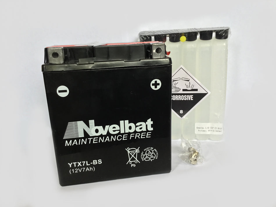 Motorcycle Battery YTX7L-BS -