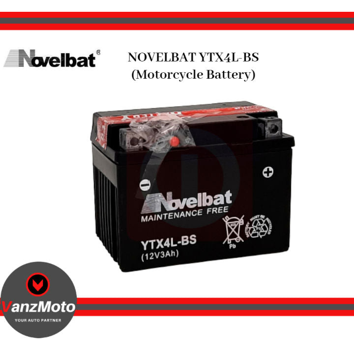 Motorcycle Battery YTX4L-BS -