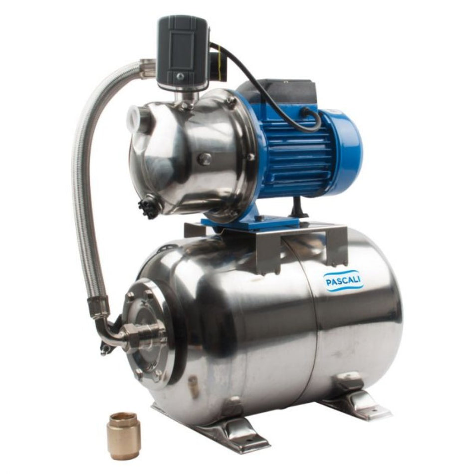 Pascali Self Priming Pump+24L Tank S/Steel