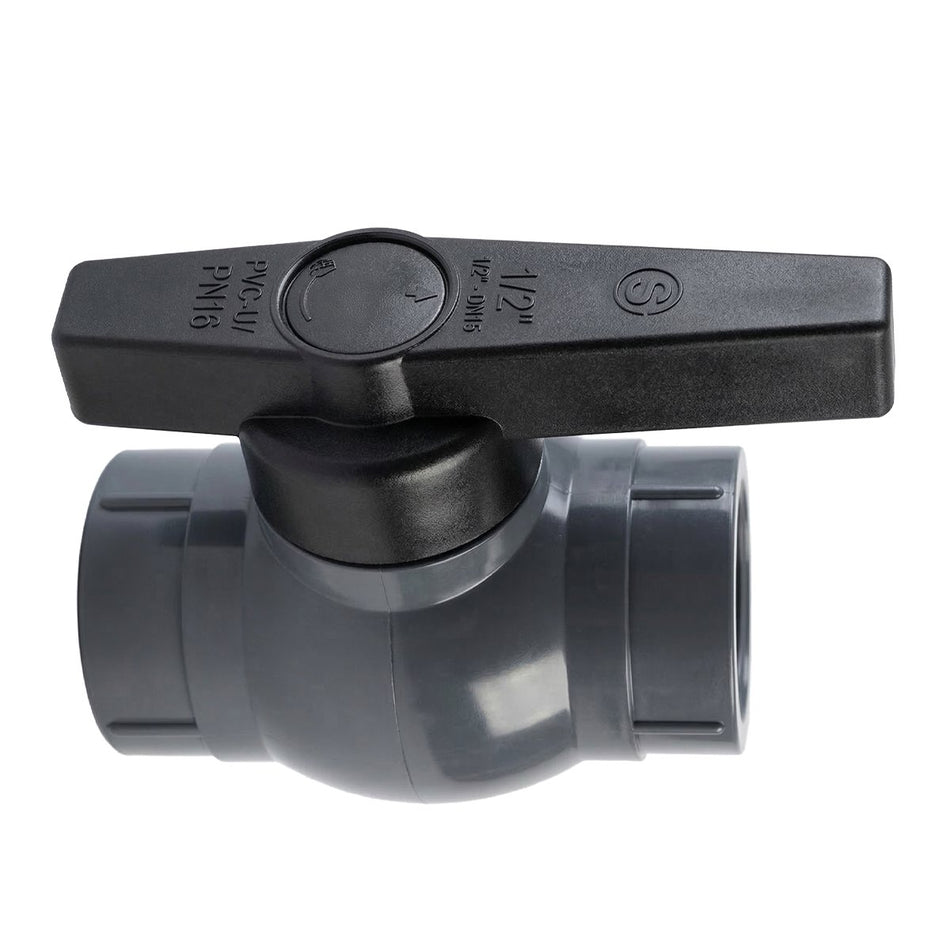 Torrenti Ball Valve PVC Heavy Duty Threaded 15mm