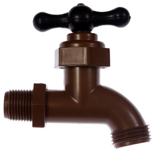 Brown Plastic Bibtap 15MM