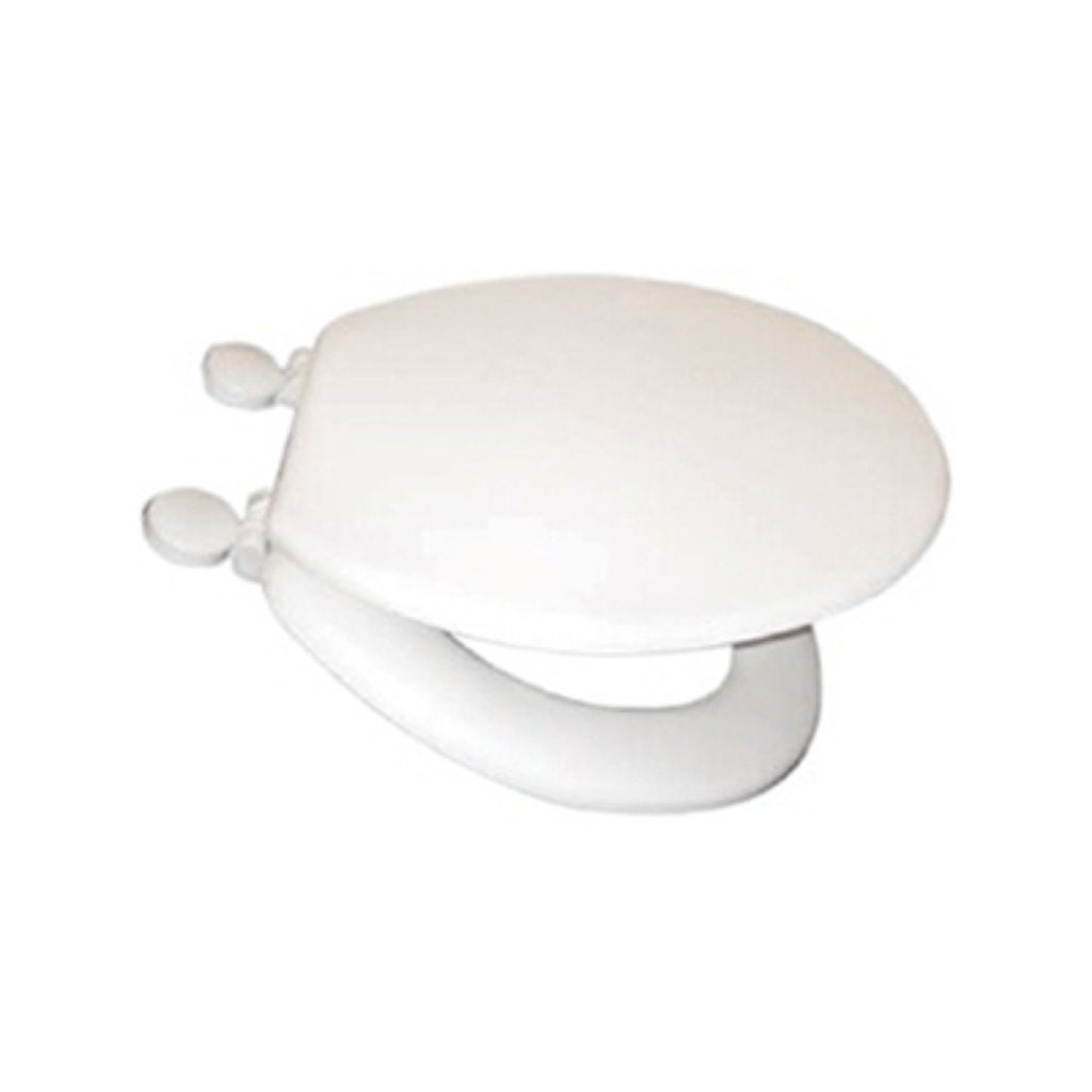 Icon Toilet Seat Wood White Nylon Hinge