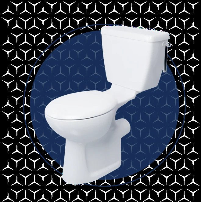 Lecico Toilet Eco Close Couple Front Flush No Seat 1"S