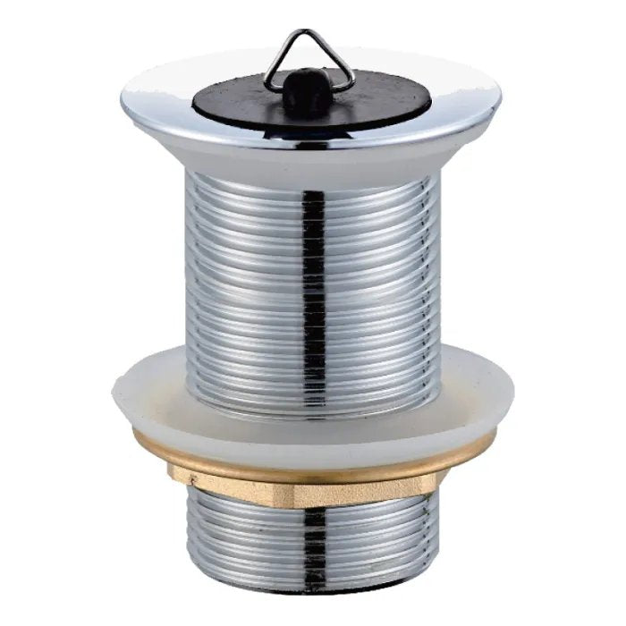 Belatori Waste Slotted Pulse Waste Basin Brass Unslotted CP 1'S