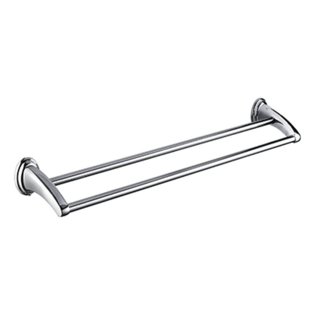 Icon Bay Towl Rail 600mm Steel Double