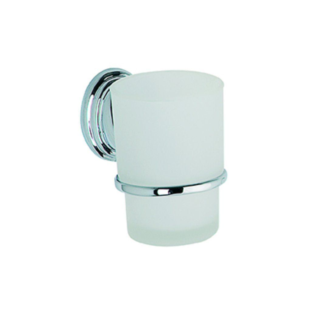 Icon Bay Toothbrush Tumbler Steel And Glass Title