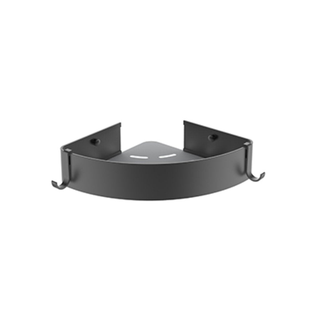 Icon Corner Shower Shelf Black Title