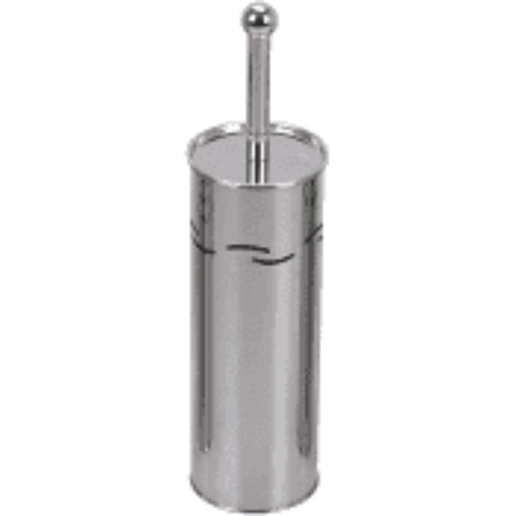 Toilet Brush & Holder Set S/Steel -