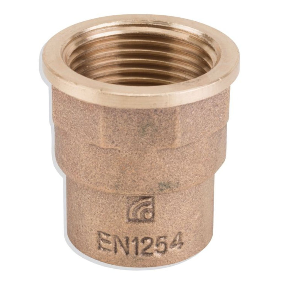 Copper Reducing Copcal Female Straight Coupler 3/4"x15mm