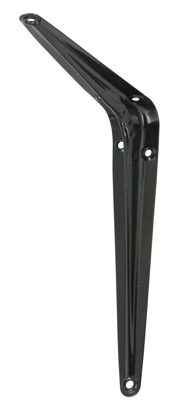 August Vormann Bracket Black Sheet Steel Shelf 200x250mm