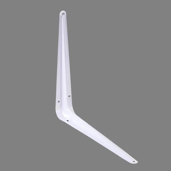 August Vormann Bracket White sheet Steel Shelf 250x300mm