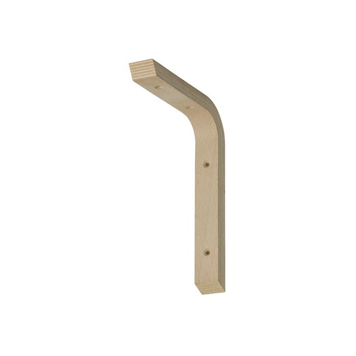 August Vormann Bracket Laminated Wood Shelf 150x200x28mm