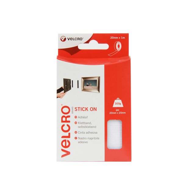 Velcro Self Adhesive – White