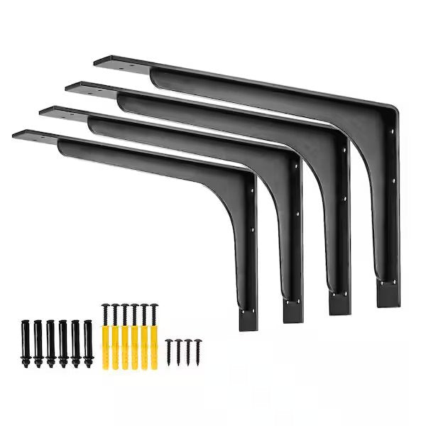 Shelf Bracket Black 235X160mm