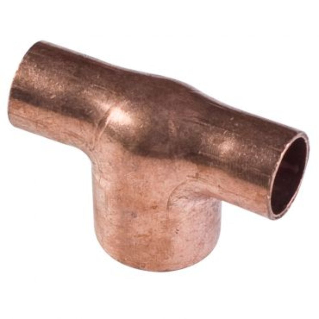 Copper Capillary Tee CxCxC Reducing 15x15x22mm