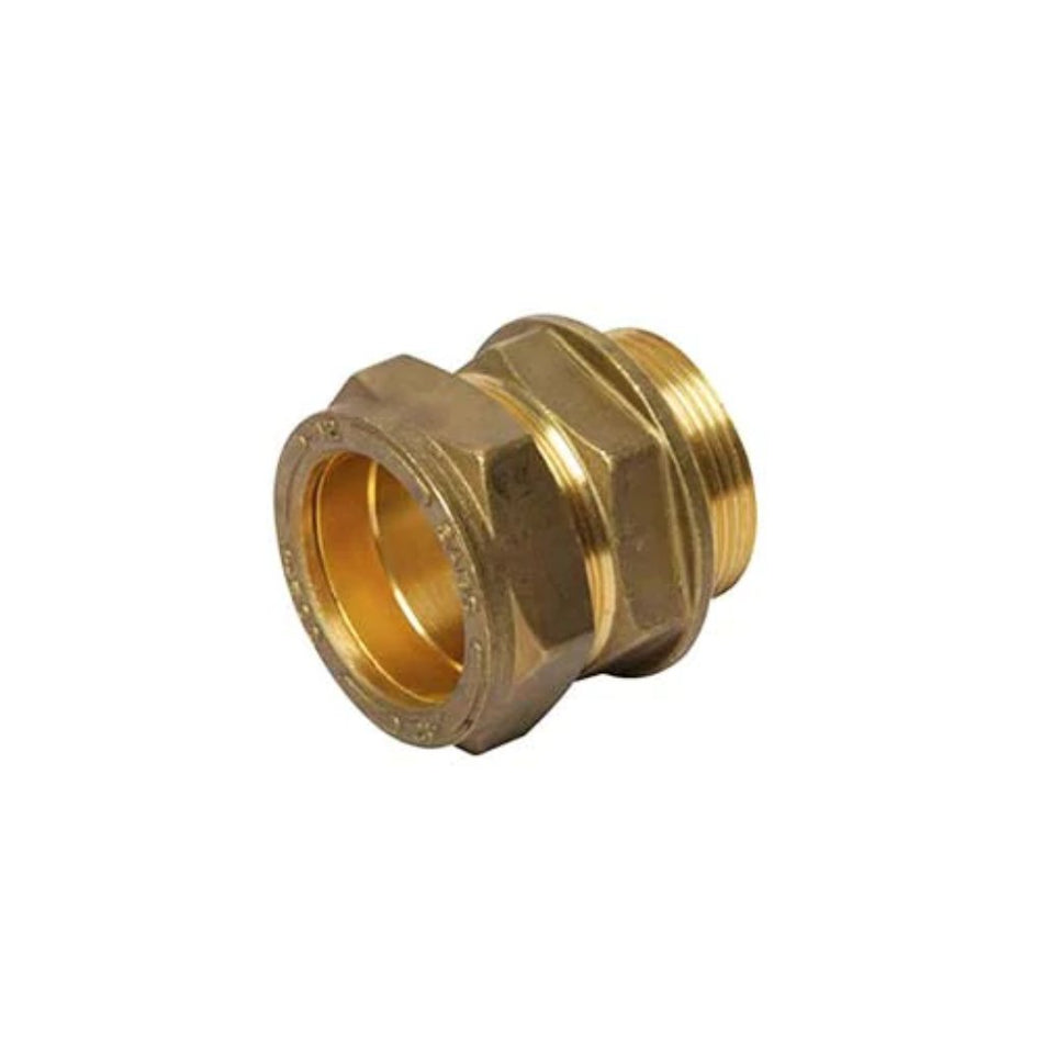 Copper Coupler Male Straight Copcal CxM 15mm