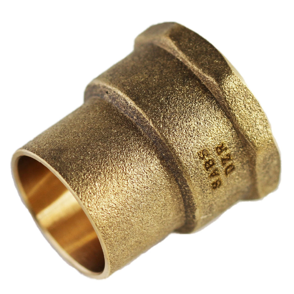 Copper Coupler Female Straight Copcal CxFI 22mm