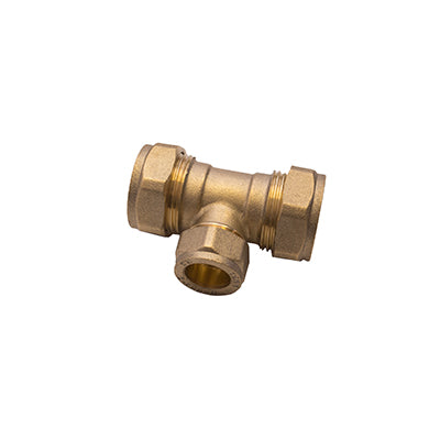 Copper Compression Tee CxCxC Reducing 22X15X22MM
