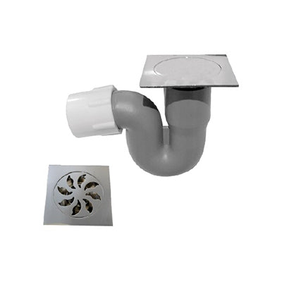 Splashworks Floor Drain Square Brass 100mmx100mm Title