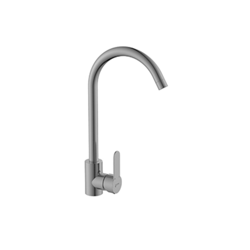 Icon Aquarius Sink Mixer Deck Type Stainless Steel Title